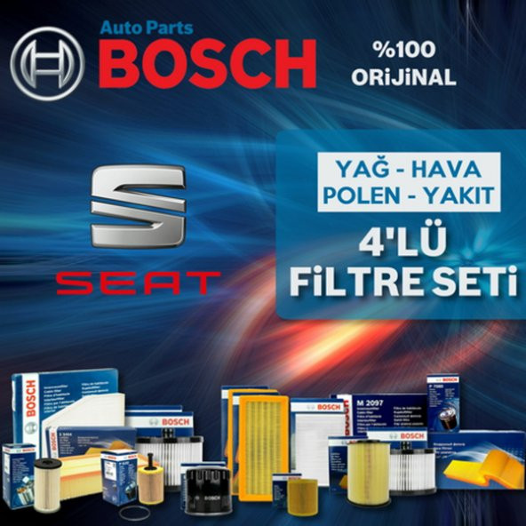 Seat İbiza 1.4 Bosch Filtre Bakım Seti 2002-2009 - 1