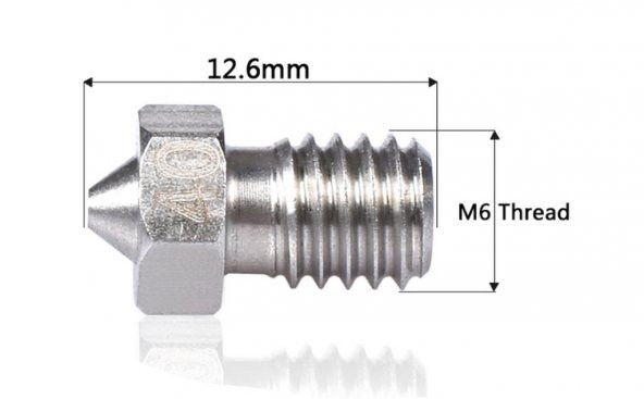 V6 Çelik Nozzle (0.4mm)
