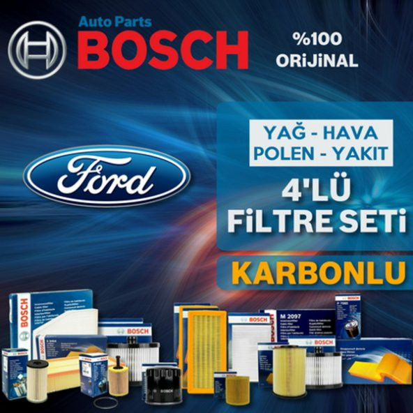 Ford Fiesta 1.5 Tdcı Bosch Filtre Bakım Seti 2013-2016