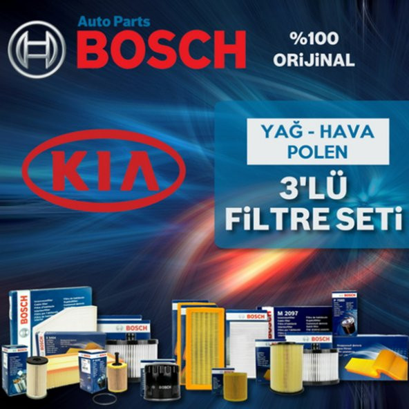 Kia Soul 1.6 Crdi Bosch Filtre Bakım Seti 2011-2013