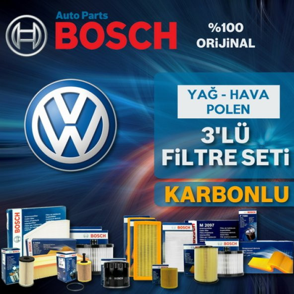 VW Crafter 2.0 Tdi Dizel Bosch Filtre Bakım Seti 2011-2016 ürün görseli