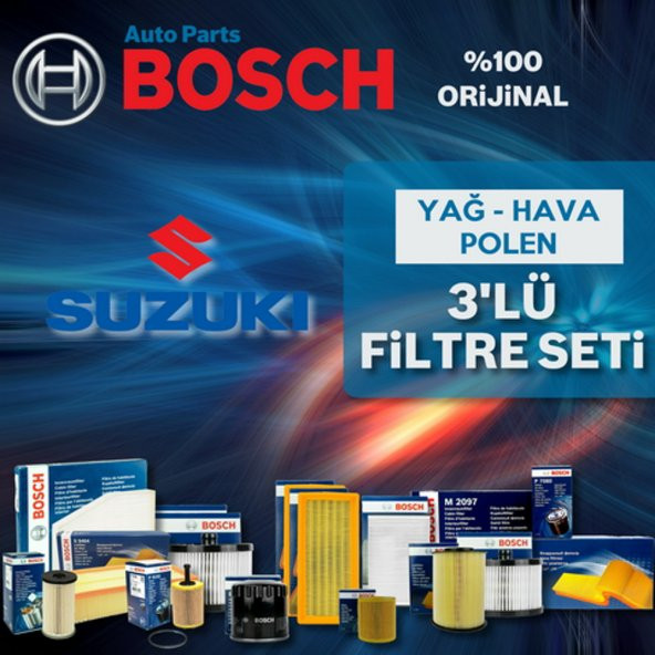 Suzuki Sx4 1.6 88kw Bosch Filtre Bakım Seti 2009-2020