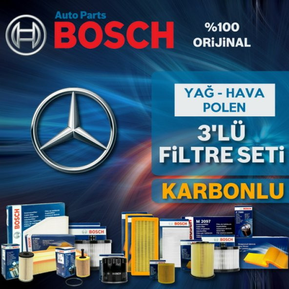 Mercedes A160, A180 Cdi W176 Bosch Filtre Bakım Seti 2013-2015