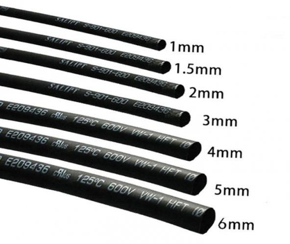 Isı ile Daralan Makaron 1mm (1 Metre) - Resim 2