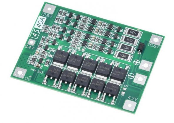 4S 40A BMS 16.8V 18650 Lityum LiPo Pil Şarj Koruma Modülü - 5