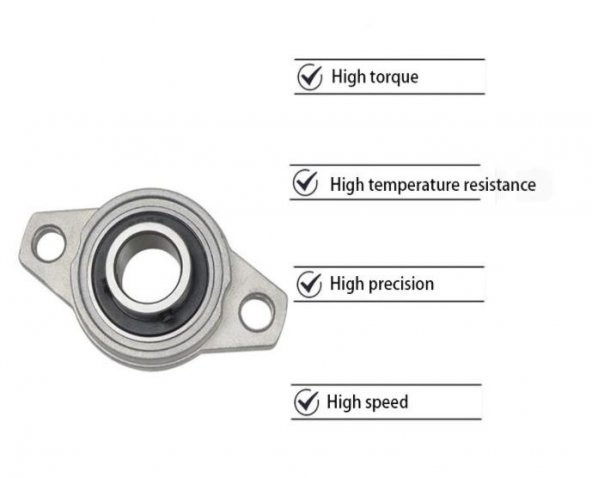 Kfl000 Yataklı Rulman(10mm) - Resim 4