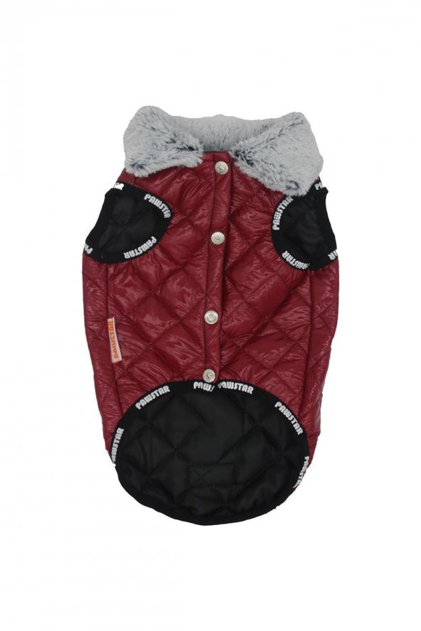 Bordo Moncler Yelek Küçük Ve Orta Irklar Için Yelek Kedi Köpek Kıyafeti - XXL