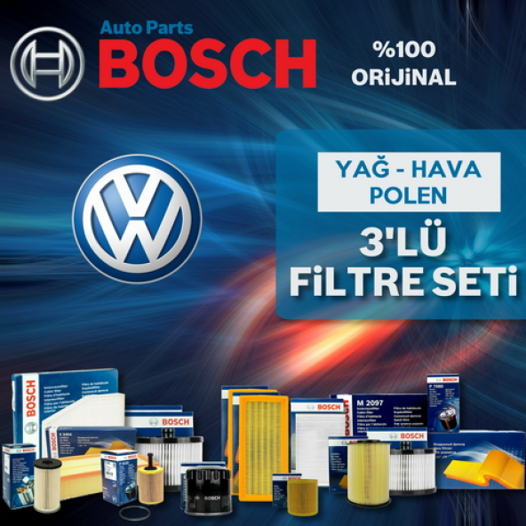 Vw Polo 1.4 Tdı Bosch Filtre Bakım Seti 2014-2017