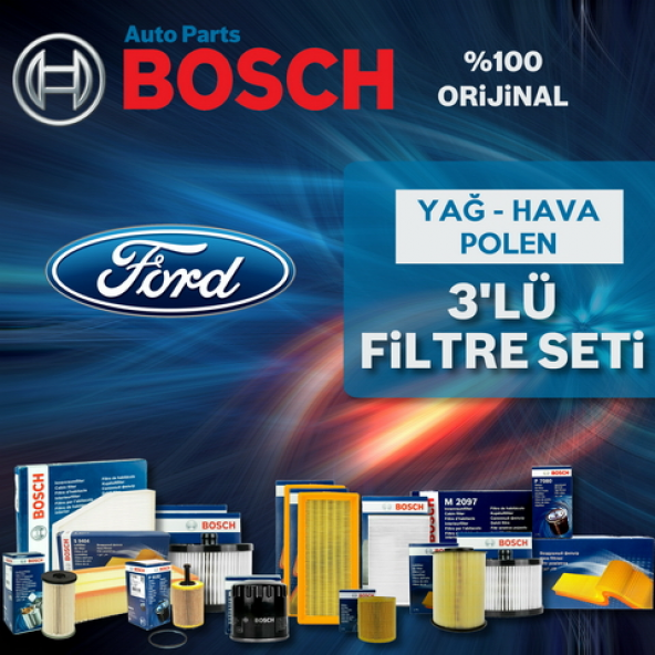 Ford Focus 1.6 Ti-vct Bosch Filtre Bakım Seti 2011-2015 - 1
