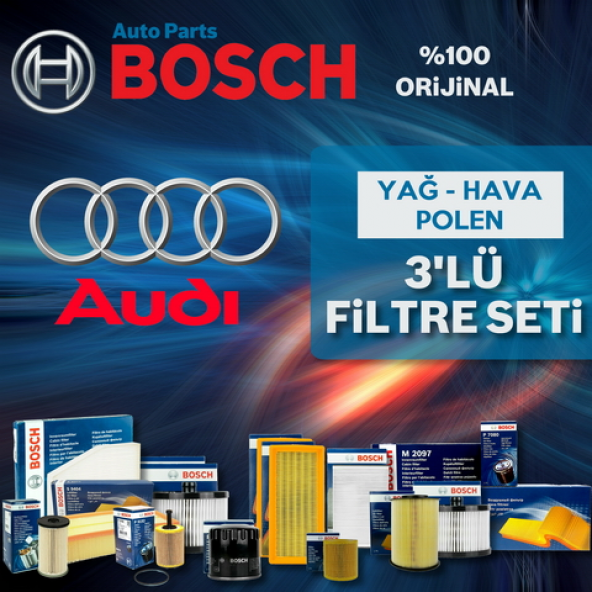 Audi A3 1.6 Bosch Filtre Bakım Seti 2004-2012