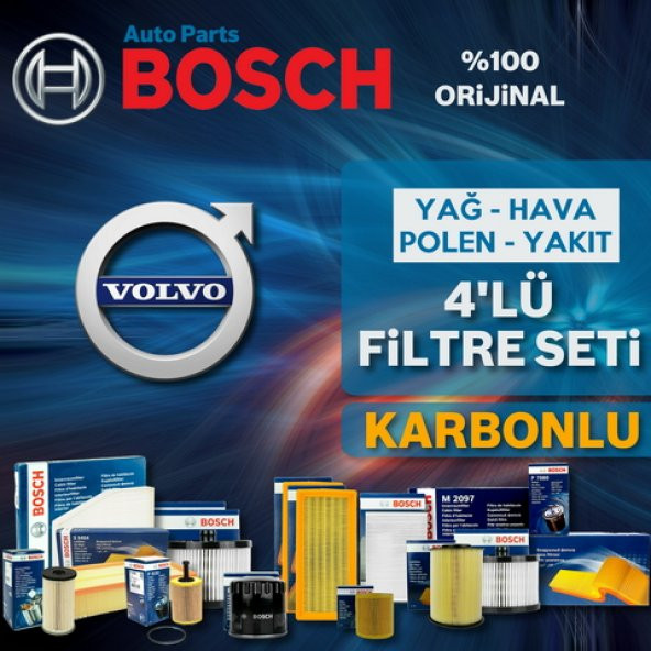 Volvo S60 1.6 Dizel Bosch Filtre Bakım Seti 2011-2015