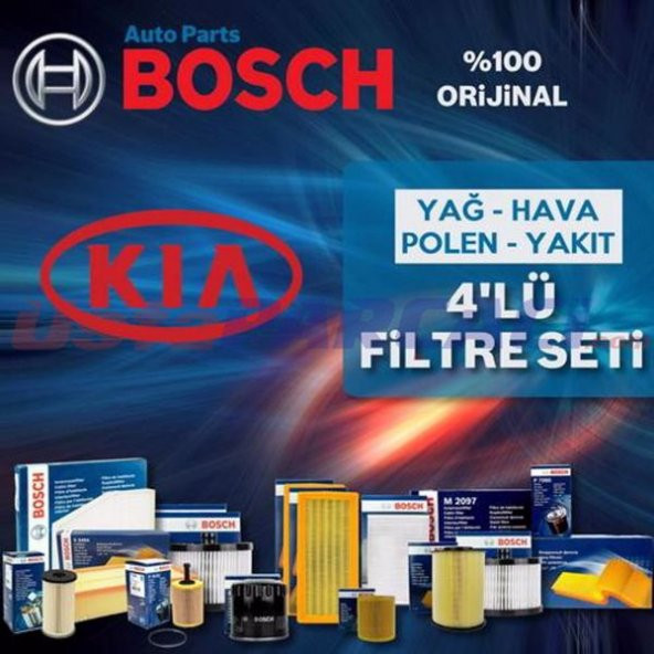 Kia Cerato 1.5 Crdı Bosch Filtre Bakım Seti 2005-2009