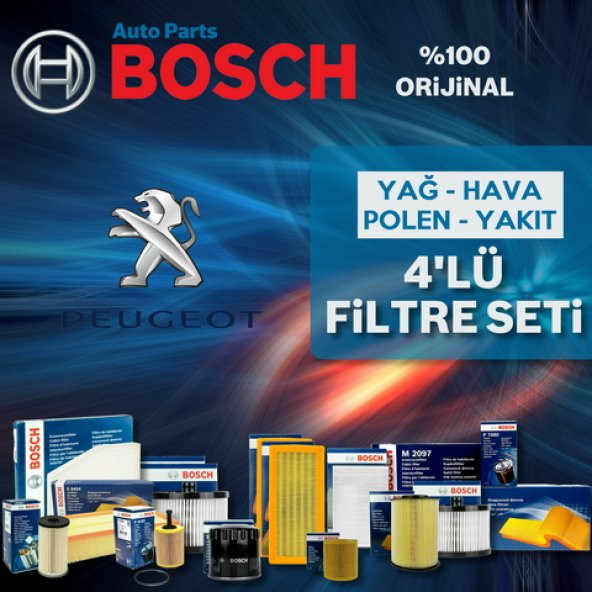 Peugeot 301 1.6 Hdi Bosch Filtre Bakım Seti 2013 - 2018