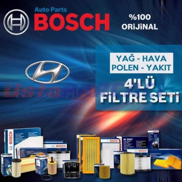 Hyundai Getz 1.5 CRDI Bosch Filtre Bakım Seti 2006-2011 - 1