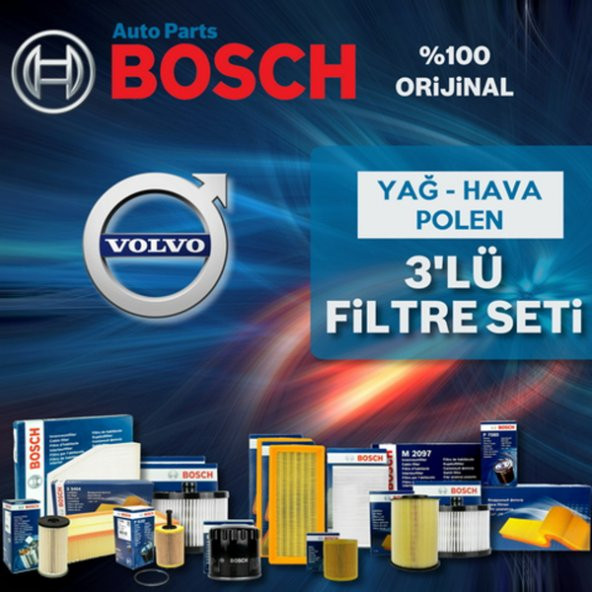 Volvo S40 1.6 Bosch Filtre Bakım Seti 2006-2011