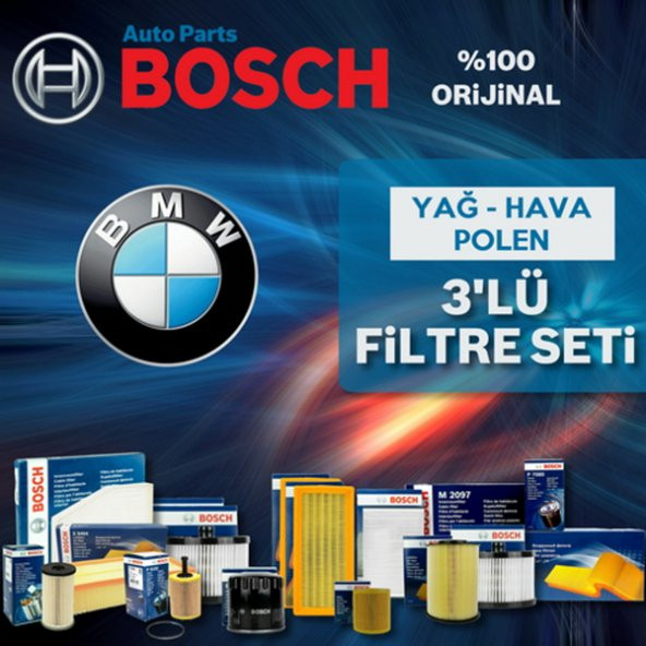 Bmw 3.16 Bosch Filtre Bakım Seti e46 1998-2002