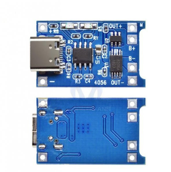 TP4056 1A Lipo – Li-on Pil Şarj Devresi Type C (Sarj Korumalı) - 2