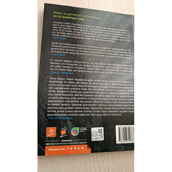 Projelerle Maker Eğitmenliği / Yonca Özgün / Aba Yayınları - 2