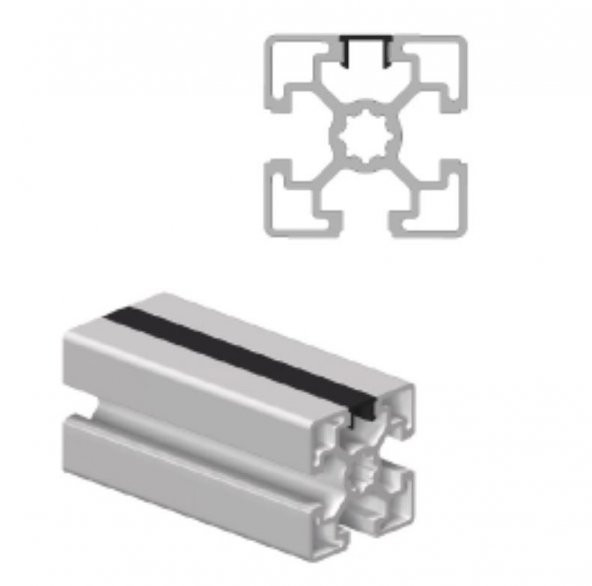 6 Kanal Mavi Renk Sigma Profil Fitili Sert(3mt) - Resim 4