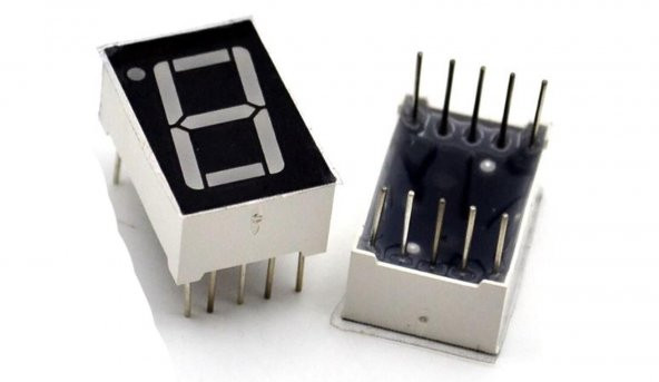 7 Segment Display - Ortak Anot - 14mm - Kırmızı - Resim 2