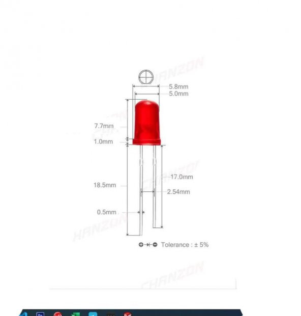 5mm Kırmızı Led(10 Adet) - 3
