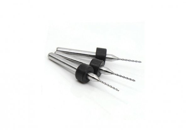 PCB MİKRO MİNİ KARBÜR MATKAP UCU HSS 10lu 0.6mm - Resim 2