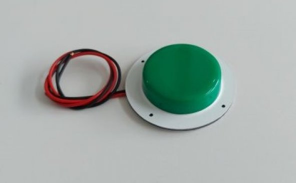 Mini Yuvarlak Led Lamba Marine Yat Tekne Karavan 12V DC ( YEŞİL ) ürün görseli 1