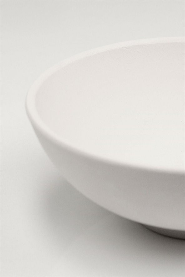 Kase 25 Cm - Seramik Bisküvi (Ham Ürün) - 3