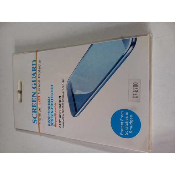 ASLANTİC SAMSUNG E7 2015 E700 ŞEFFAF EKRAN KORUYUCU 5 ADET ürün görseli 1