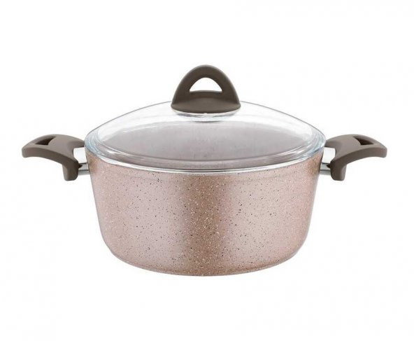 Papilla Vilma 22 Cm Dövme Tencere, Krem Kırçıl