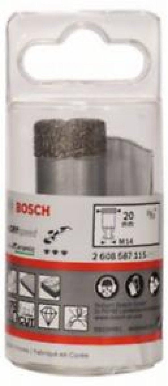 BOSCH DrySpeed BfC Elmas Seramik Delici Uç 20*35 mm 2.608.587.115 - 2