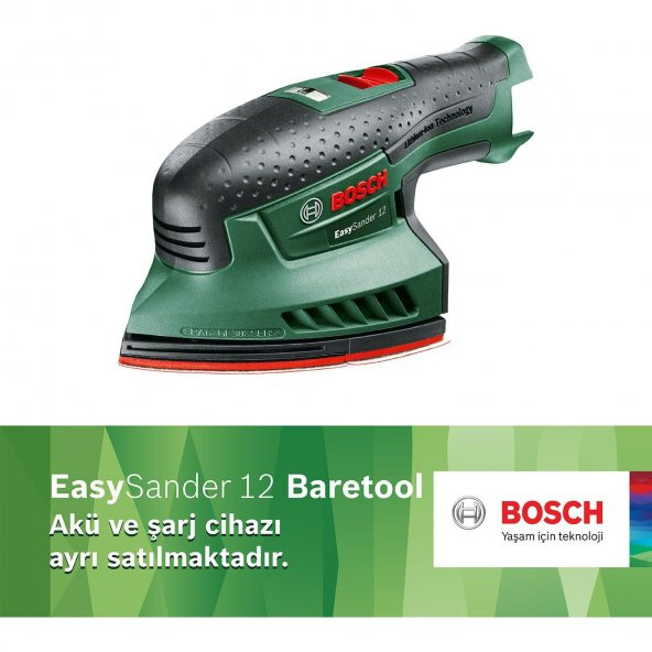 Bosch EASY SANDER 12 Akülü 12V Zımpara makinesi SOLO 0.603.976.90B