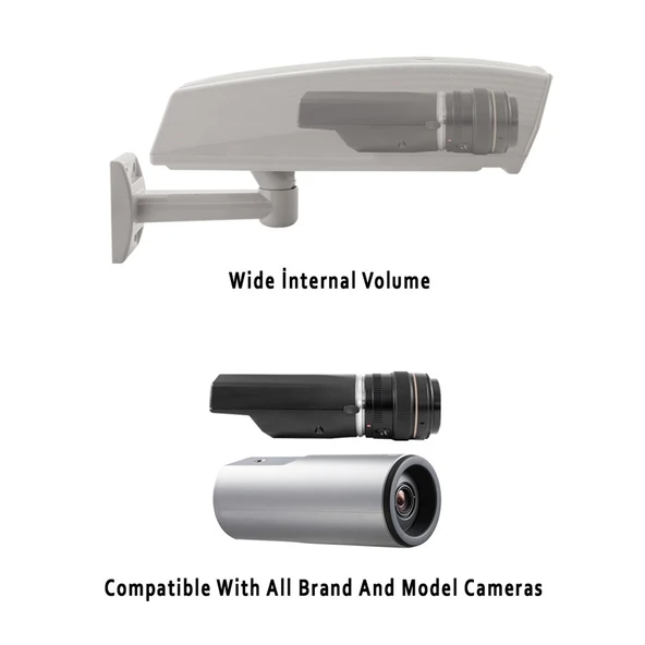 OiS XTR 99 IF Isıtıcı ve Fanlı Box Kamera Muhafaza Kutusu Tüm Markalar ile Uyum - 2