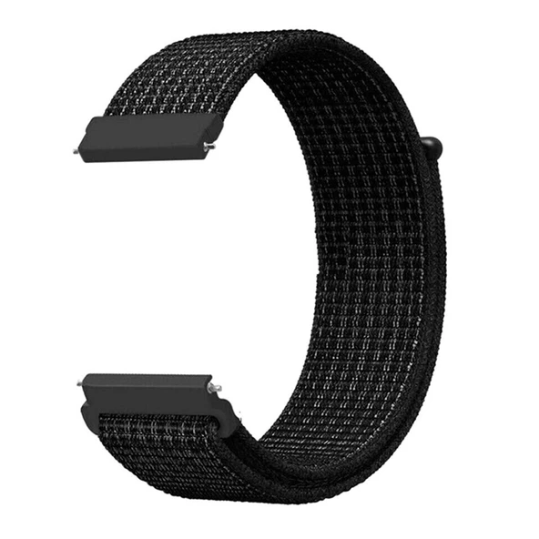Gpack Motorola Moto Watch 100 Kordon CırtCırt Kumaş Ayarlanabilir