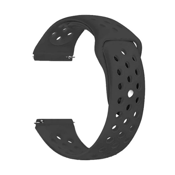 Gpack Amazfit GTS 4 Mini Kordon Delikli Çift Renk Silikon