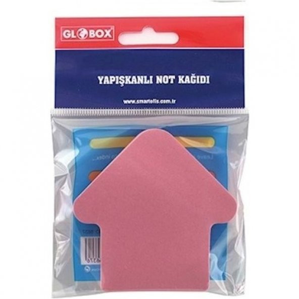 Globox Şekilli Yapışkanlı Post-İt Pastel Renk 100 Yaprak - 4