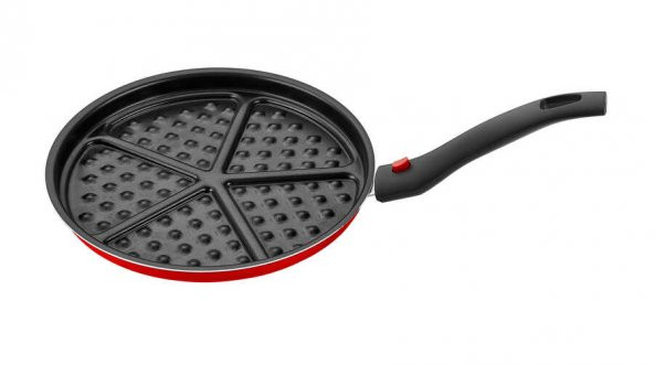Papilla Redio 26 Cm Waffle Tava Kırmızı