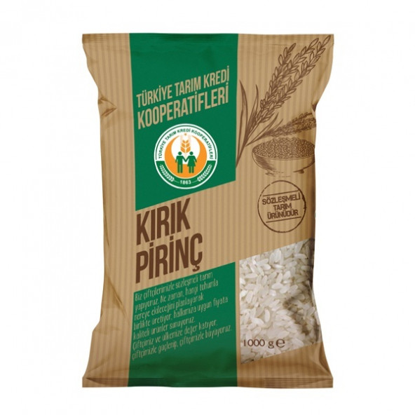 Tarım Kredi Birlik 1 kg Kırık Pirinç