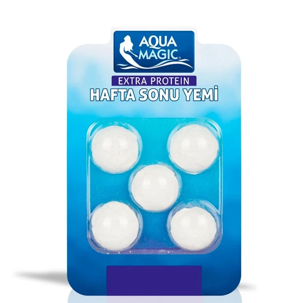Aqua Magic Tatil Yemi 5'li Paket - Akvaryum Balık Haftasonu Tatil Yemi ürün görseli 1