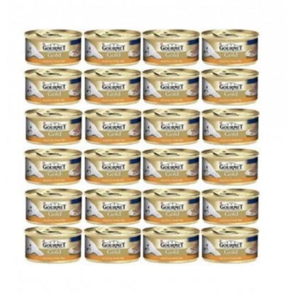 Gourmet Gold Kıyılmış Hindili Kedi Konservesi 85 Gr. x 24 Adet