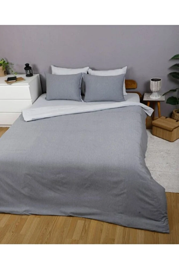 2023NVRSM Çift Kişilik Ranforce Lila Nevresim Takımı - 11