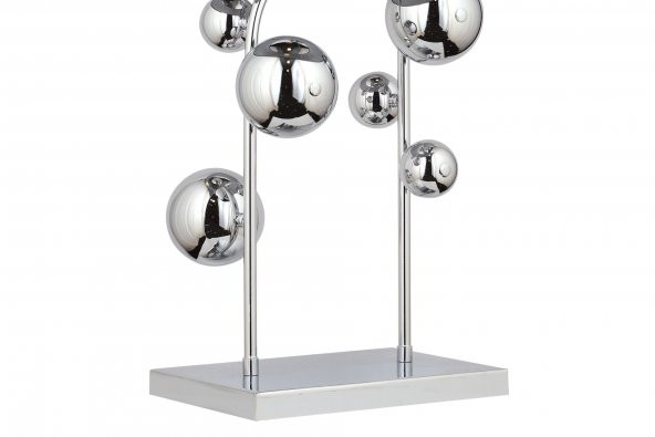 LampaLuce Cucciolo Di Giraffa Modern Tasarım Masa Lambası Krom 65cm - 2