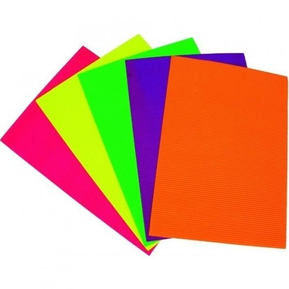 Puti Renkli Fotokopi Kağıdı 5 Renk 100 Adet