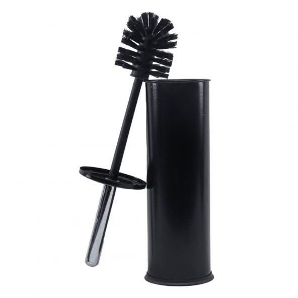 BySevil Sistem Temizlik  ELEGANT BANYO SETİ SİYAH 2 Lİ  / ÇÖP KOVASI VE FIRÇALIK SET / SİYAH BANYO TAKIMI - 2