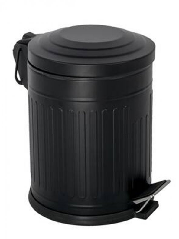 BySevil Vintage 5 Lt Pedallı Çöp Kovası / Banyo Çöp Kovası / Mutfak Çöp Kovası / Pedallı Çöp Kovası