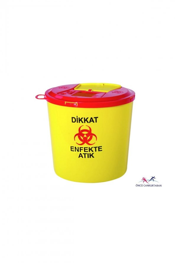 BySevil Sistem Temizlik Tıbbi Atık Kovası 5 Litre / Enfekte Atık Kovası