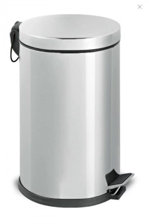 BySevil Pedallı 20 Lt Paslanmaz Krom Çöp Kovası Lüx - 2