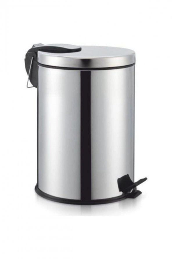 BySevil 3700-330 Krom Pedallı Çöp Kovası 30 Lt