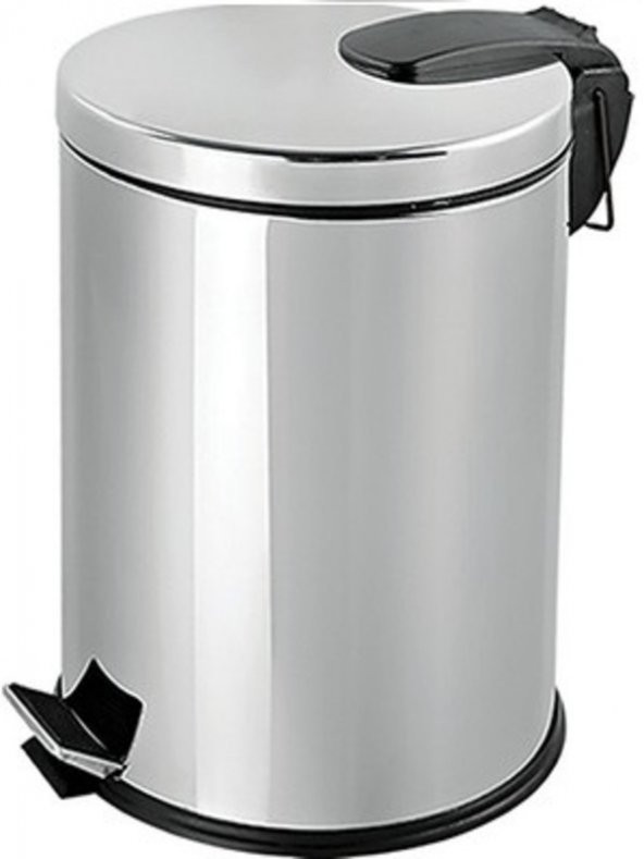 BySevil PEDALLI ÇÖP KOVASI  30 LT / PASLANMAZ ÇÖP KOVASI / KROM ÇÖP KOVASI 30 LT - 2