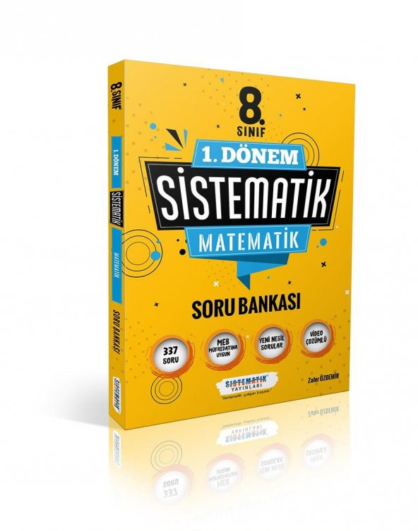 8. Sınıf 1.Dönem Matematik Soru Bankası Sistematik Yayınları